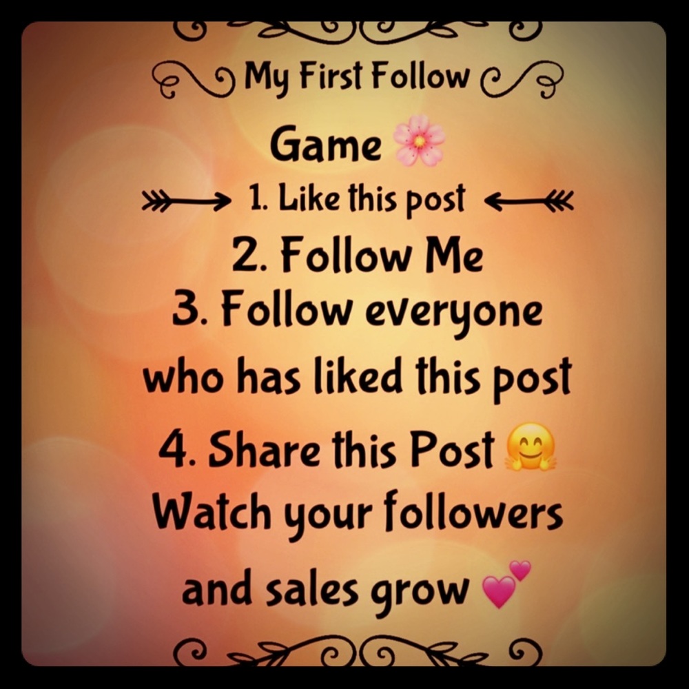 Follow game!!!❤️❤️❤️